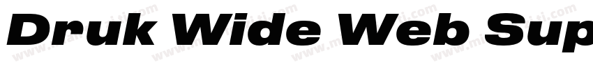 Druk Wide Web Super字体转换